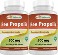 Best Naturals Propóleo de Abeja 500 mg – 120 Cápsulas (Pack de 2)