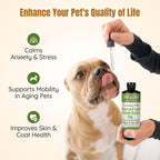Aceite de Cáñamo Premium Lifeline para Perros y Gatos – Suplemento Omega 3 con Aceite de Pescado y Astaxantina – 770 ml