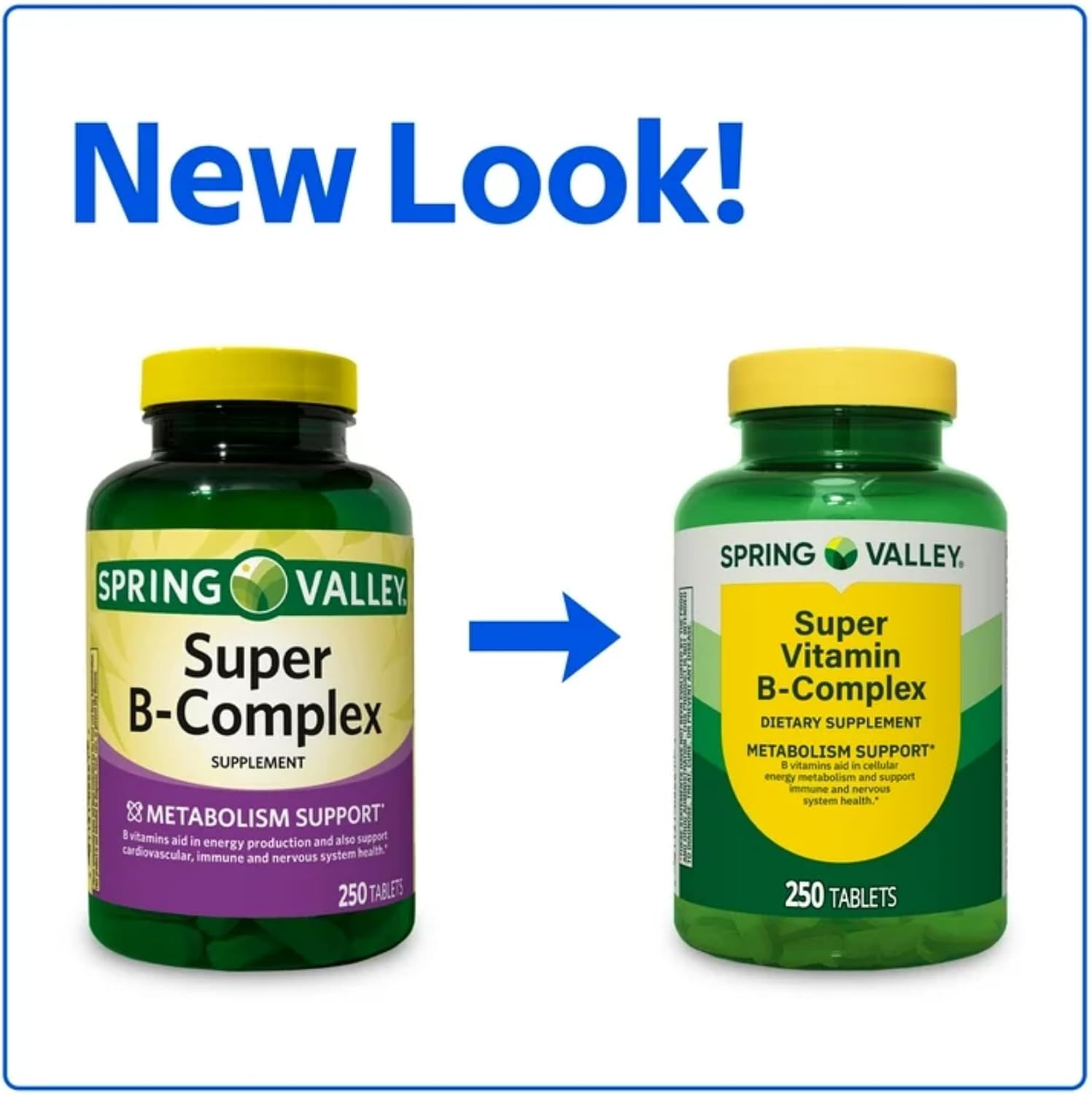 Spring Valley Super Complejo B - 250 Tabletas
