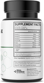 Real Science Nutrition Intermittent Claud-X – Suplemento Multivitamínico para el Bienestar Muscular