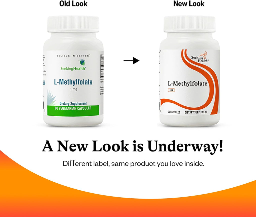 Seeking Health L-Methylfolate 1mg, 60 Cápsulas