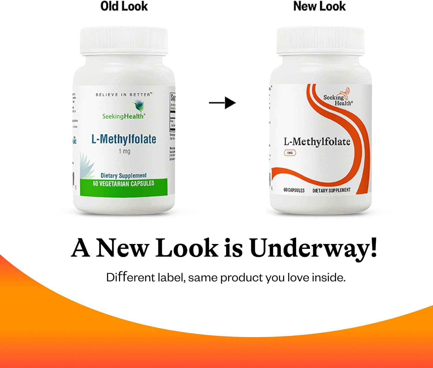 Seeking Health L-Methylfolate 1mg, 60 Cápsulas