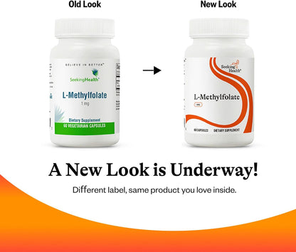 Seeking Health L-Methylfolate 1mg, 60 Cápsulas – Image 7