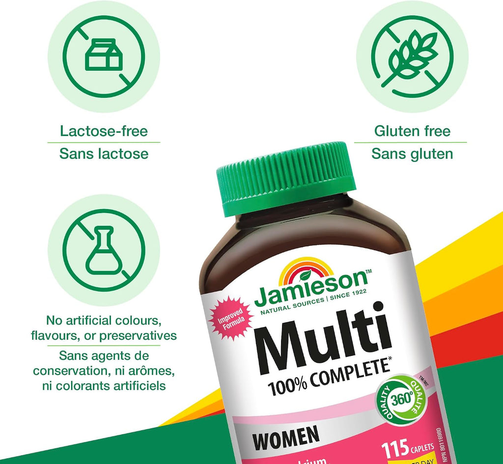Jamieson 100% Complete Multivitamin for Women