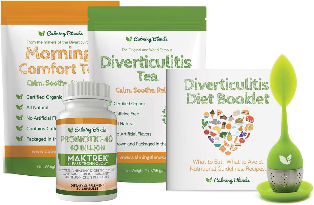 CALMING BLENDS Probiótico, 40 Mil Millones UFC, Sistema de Liberación Bi-Pass, Estable en Estante, 60 Cápsulas Vegetales