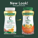 Nature's Bounty Vitamina C Gummies, Sabor Naranja, 250mg, 80 Gominolas