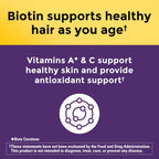 Nature Made Cápsulas Blandas para el Crecimiento del Cabello con Lustriva + Biotina, Vitamina C y A