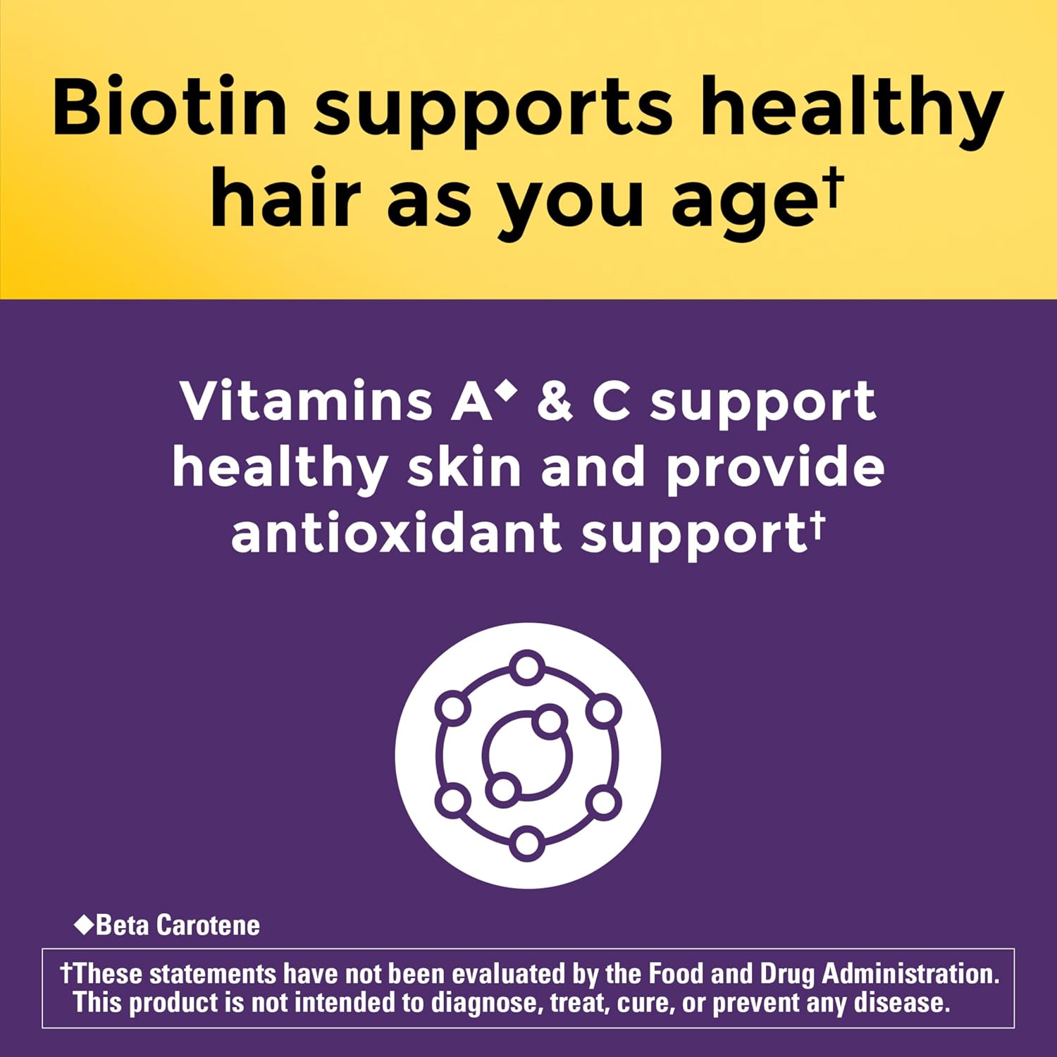 Nature Made Cápsulas Blandas para el Crecimiento del Cabello con Lustriva + Biotina, Vitamina C y A