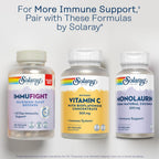 SOLARAY Vitamina C Buffered 500 mg con Bioflavonoides, Escaramujo y Acerola - 100 Cápsulas Veganas
