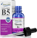 Liquid Vitamin B5 50 mg – Pantothenic Acid Dropper, Vegan, 30 ml