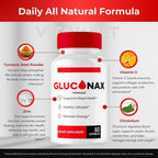 Vitavault Gluconax Cápsulas - Suplemento de Bienestar y Salud, Fórmula Natural (60 Cápsulas)