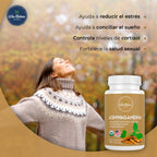 Cápsulas de Ashwagandha 1000 mg | Suplemento Herbal Orgánico | 120 Cápsulas