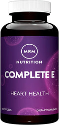 MRM Nutrition Complete E - Complejo de Vitamina E Natural con Tocoferoles, Vitamina C y CoQ10