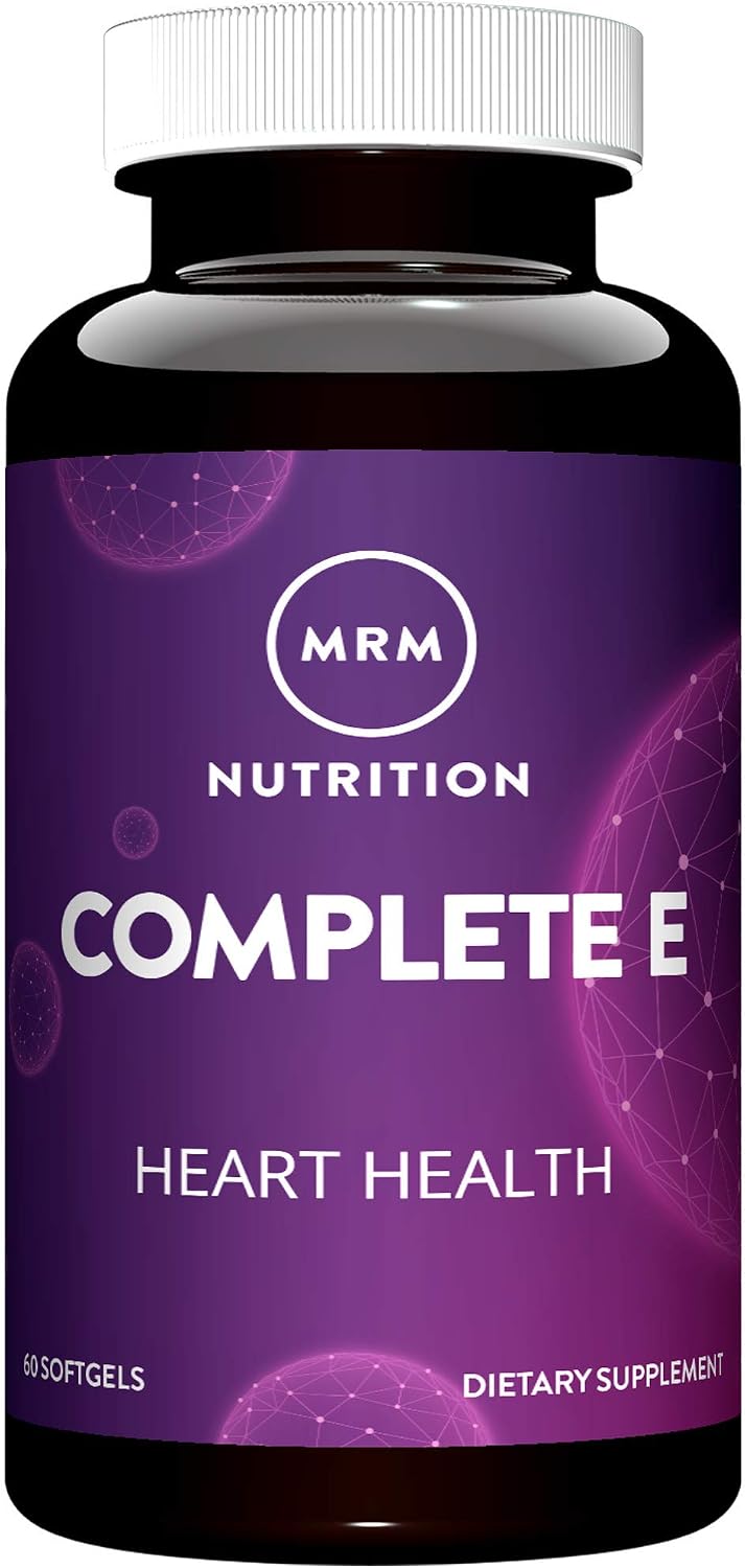 MRM Nutrition Complete E - Complejo de Vitamina E Natural con Tocoferoles, Vitamina C y CoQ10