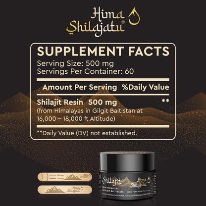 Resina de Shilajit Orgánica del Himalaya - – Selenio: contribuye al funcionamiento normal del sistema inmunitario – Image 2