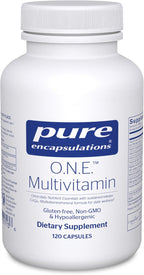 Pure Encapsulations O.N.E. Multivitamínico - Complejo antioxidante con Metafolin, CoQ10 y luteína - 120 cápsulas