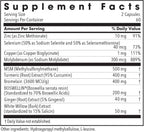 Allergy Research Group InflaMed - Suplemento para Articulaciones y Tejido Conjuntivo - Complejo Sinérgico de Hierbas y Enzimas - 120 Cápsulas
