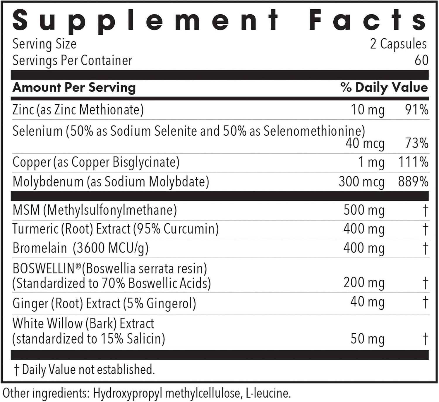 Allergy Research Group InflaMed - Suplemento para Articulaciones y Tejido Conjuntivo - Complejo Sinérgico de Hierbas y Enzimas - 120 Cápsulas