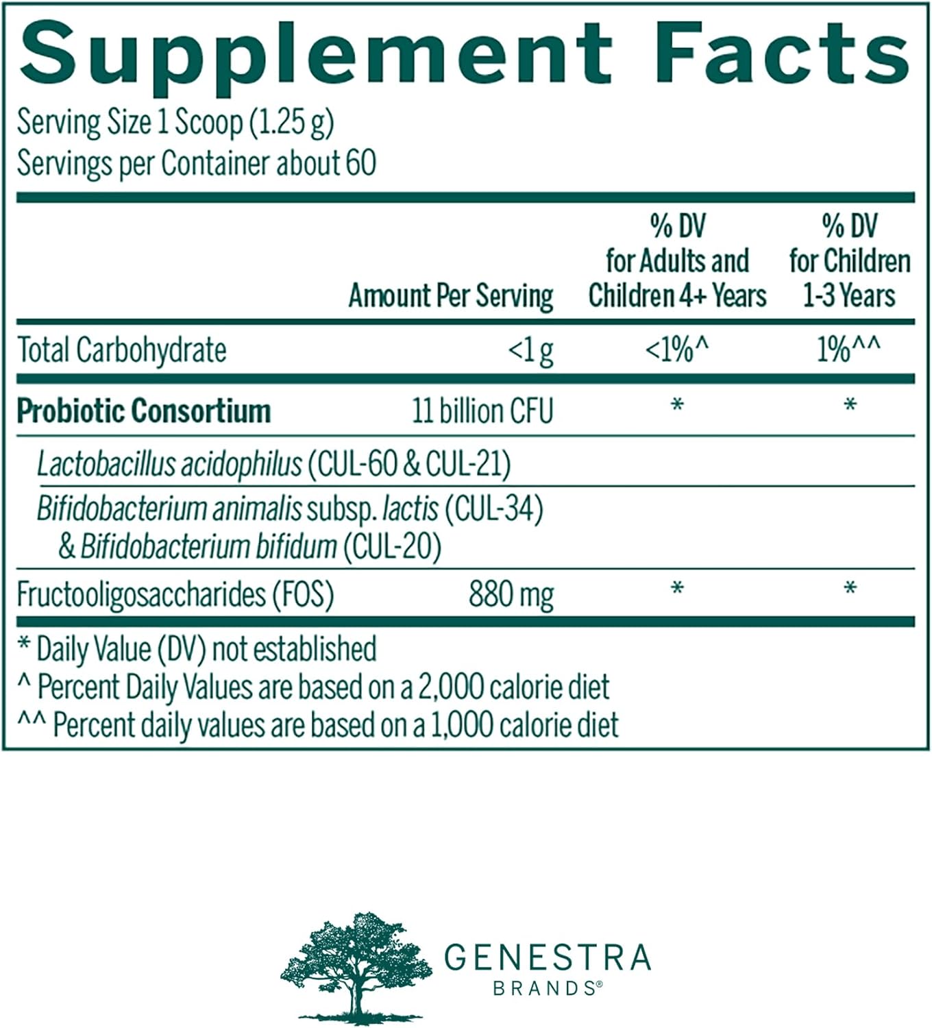 Genestra Brands HMF Powder | Probióticos y Prebióticos para la Salud Intestinal | 73 g