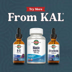 KAL B12 1000 mcg DropIns, Líquido de Vitamina B12 de Alta Absorción, Sabor Natural a Uva, 196 Dosis, 60 ml
