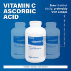 Major Vitamin C-500 mg Ácido Ascórbico - 1000 Comprimidos
