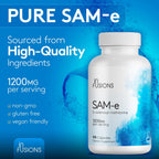 Infusions Maximum Strength Pure SAM-e 1200mg 90 Cápsulas Vegetales