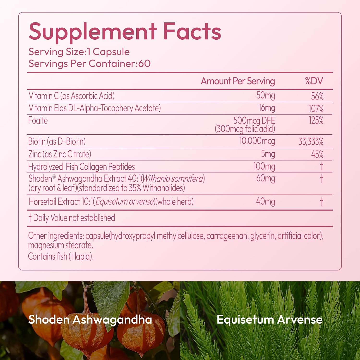 OWNONE Biotina 10000mcg – 60 Cápsulas