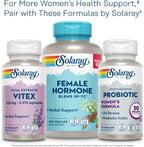 SOLARAY Fitoestrógenos Una Vez al Día - Suplemento para Mujeres con Cohosh Negro, Dong Quai, Ñame Silvestre e Isoflavonas de Soja