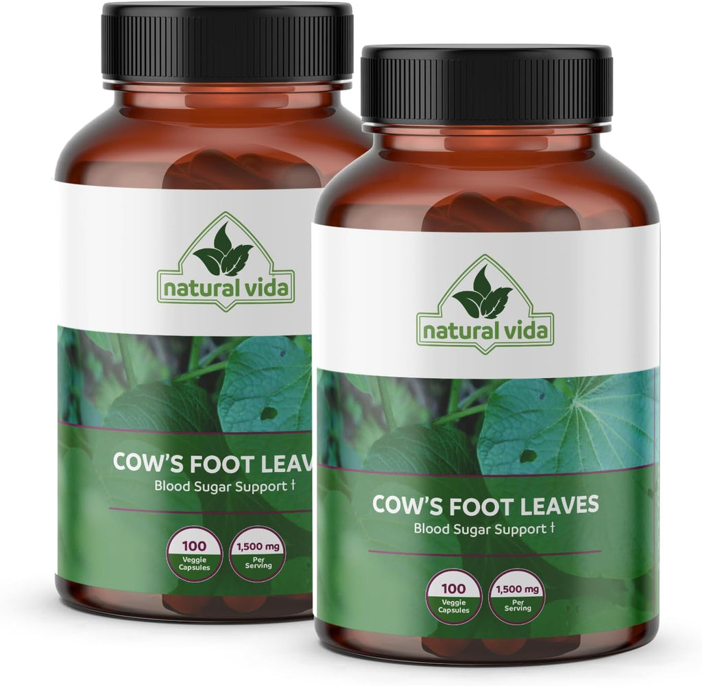 Natural Vida Pata de Vaca – Hojas de Pata de Vaca – 100 Cápsulas Vegetales – 1500mg por Dosis