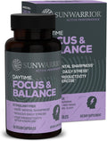 Active Focus & Balance de Sunwarrior - Nootrópico con Ashwagandha, Rhodiola y Reishi - 60 Cápsulas Veganas