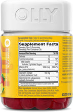 OLLY Extra Strength Daily Energy Gominolas de Vitamina B12, CoQ10 y Goji Berry - Sin Cafeína - 60 Gominolas Sabor Berry Yuzu