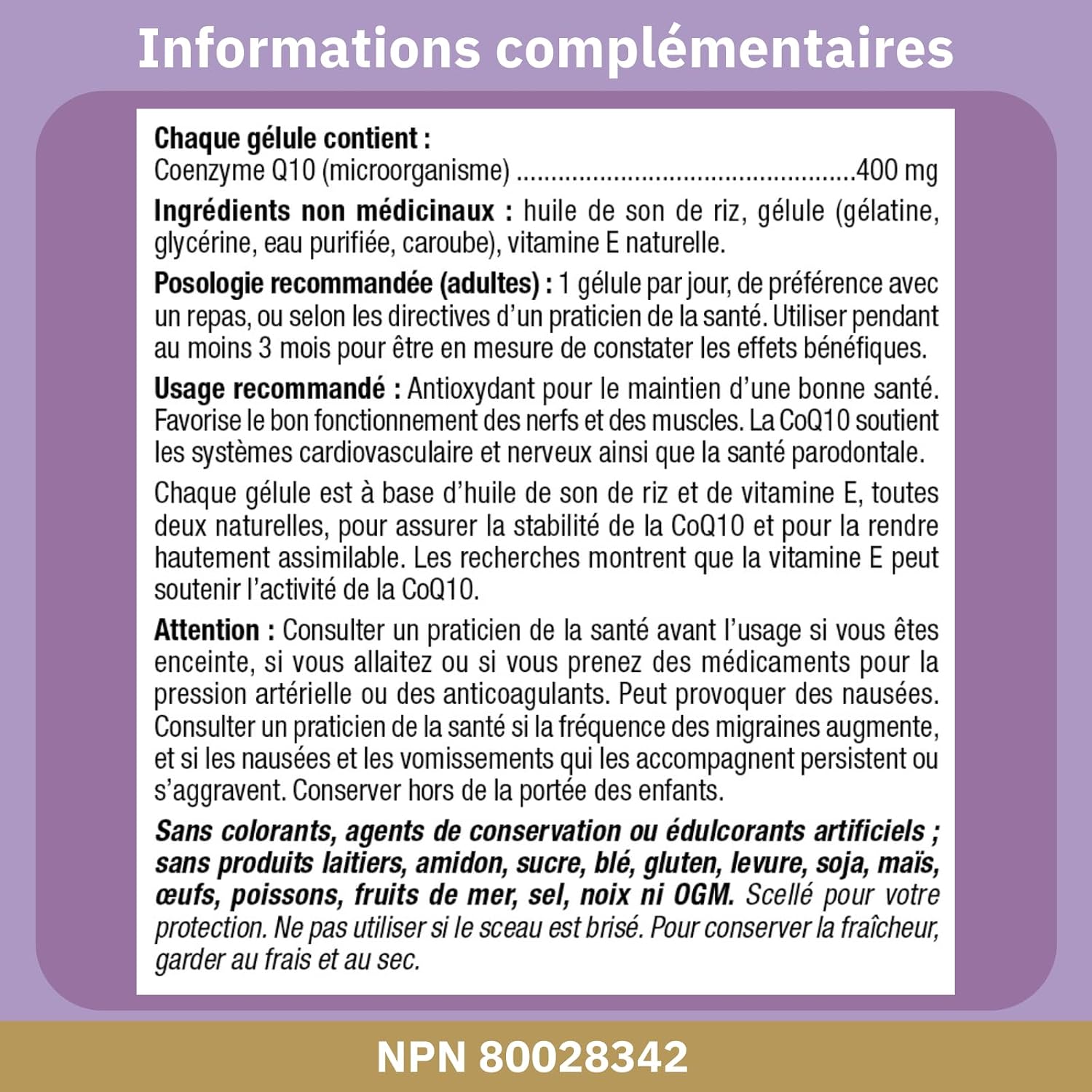 Bioclinic Naturals CoQ10 400 mg, 30 Cápsulas Blandas