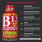 Stacker 2 Complejo B12 B6 B3 Líquido - Pack 24 Shots Energía