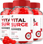 Vital Surge Gummies – Gomitas Avanzadas de Vinagre de Manzana 1000 mg con Vitamina B12 (Paquete de 3 - 180 gominolas)