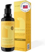 CYMBIOTIKA Vitamina D3 + K2 + CoQ10 Líquido, Sabor Mandarina