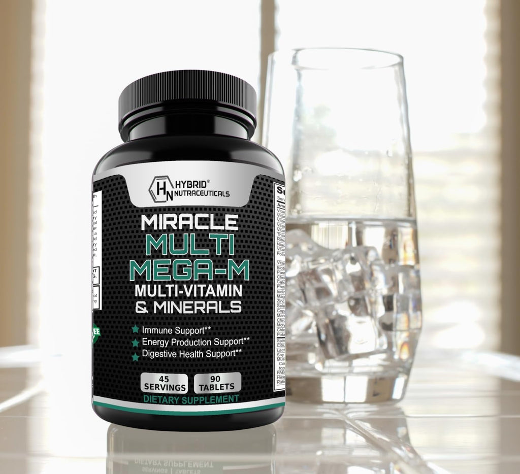 MEGA-M Multivitamin for Men and Women (+ superfoods, Mushrooms and enzymes)