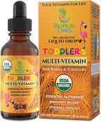 Multivitamínico Líquido Premium para Niños - 14 Vitaminas, Sin Azúcar, Sabor Natural - 473 ml