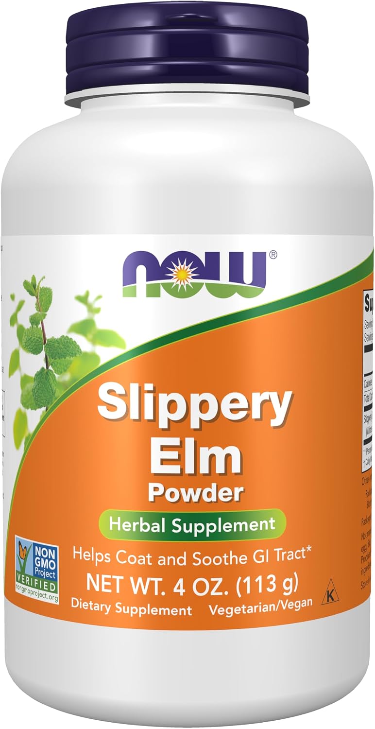 NOW Foods, Polvo de Olmo Americano (Ulmus rubra), 113 g