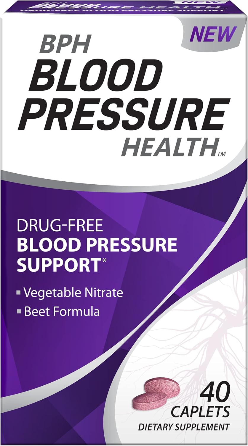 BPH Blood Pressure Health - Complemento Alimenticio con Remolacha, 60 Comprimidos