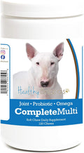 Healthy Breeds Bull Terrier Multivitamínico Todo en Uno Masticable 120 uds