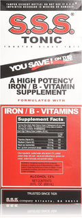 S.S.S. Tonic Liquid - Tónico Multivitamínico con Hierro, 2 Unidades de 591 ml