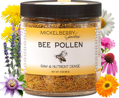 Mickelberry Gardens Polen de Abeja Crudo – Batidos y smoothies para un aporte proteico extra. – Image 1