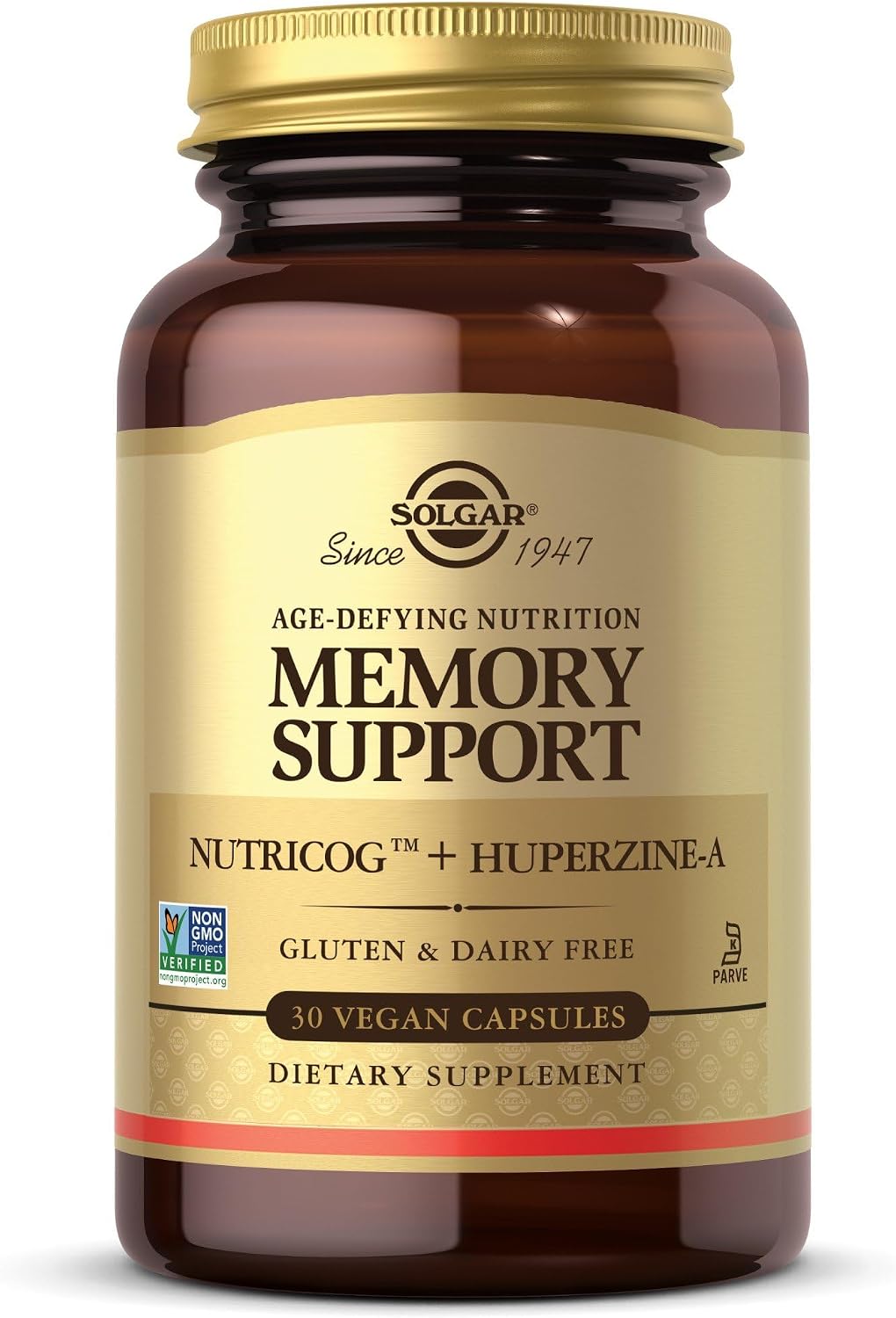 Solgar Memory Support - Complemento para la Memoria y el Enfoque con Nutricog y Vitamina D