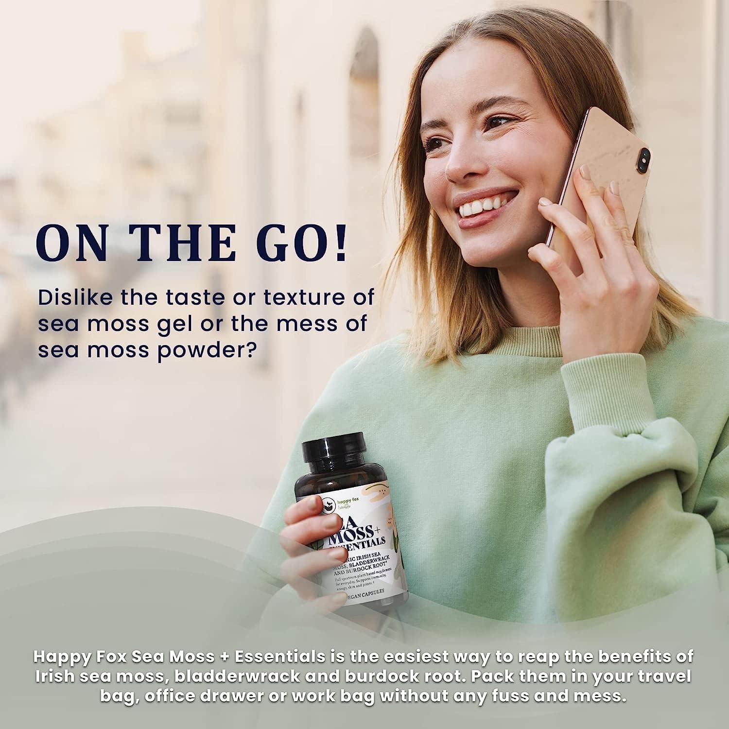 Irish Sea Moss Capsules with Burdock Root & Bladderwrack
