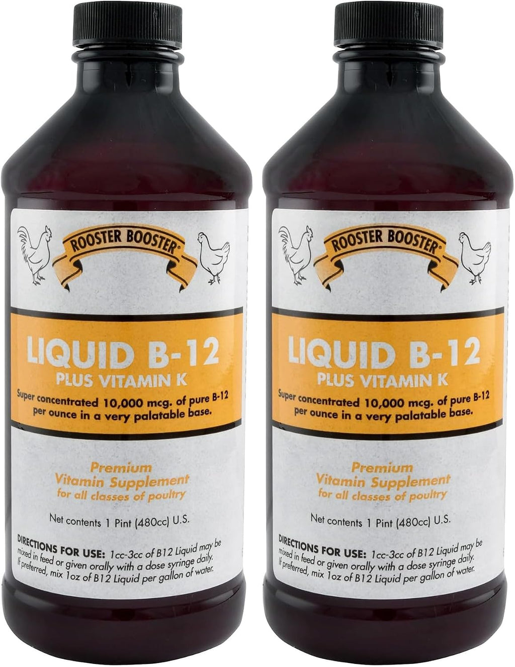 Rooster Booster B-12 Líquido, 473 ml