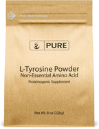 PURE ORIGINAL INGREDIENTS L-Tirosina en Polvo (227g) - Aminoácido No Esencial