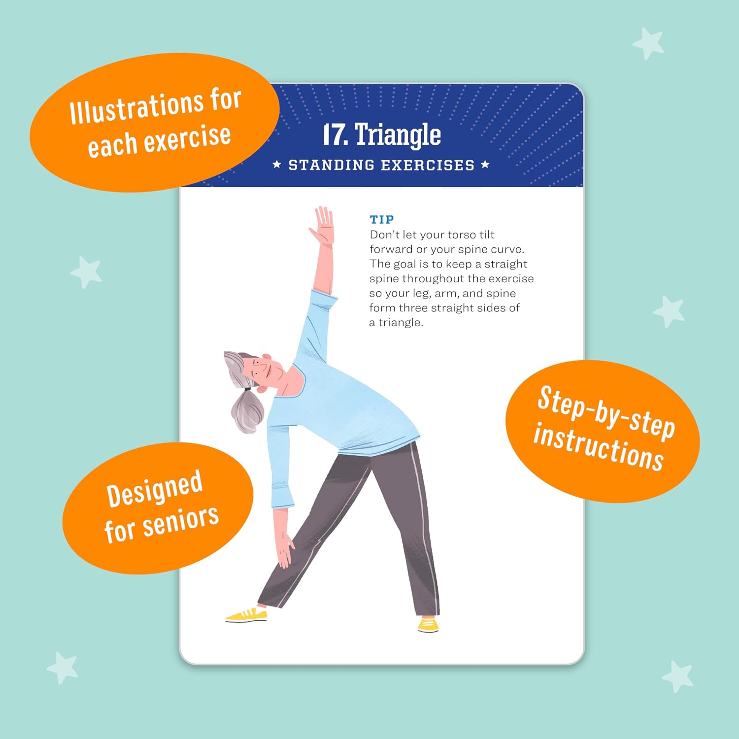 5-Minute Core Exercise Cards for Seniors: Daily Routines to Build Balance and Boost Confidence