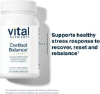 Vital Nutrients Cortisol Balance - Suplemento Vegano para el Equilibrio del Cortisol y el Estrés - 30 Cápsulas