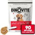 Dinovite Probióticos para Perros, Polvo para Perros Grandes (45+ lb), Apoyo Digestivo y Piel con Omega-3, 90 porciones