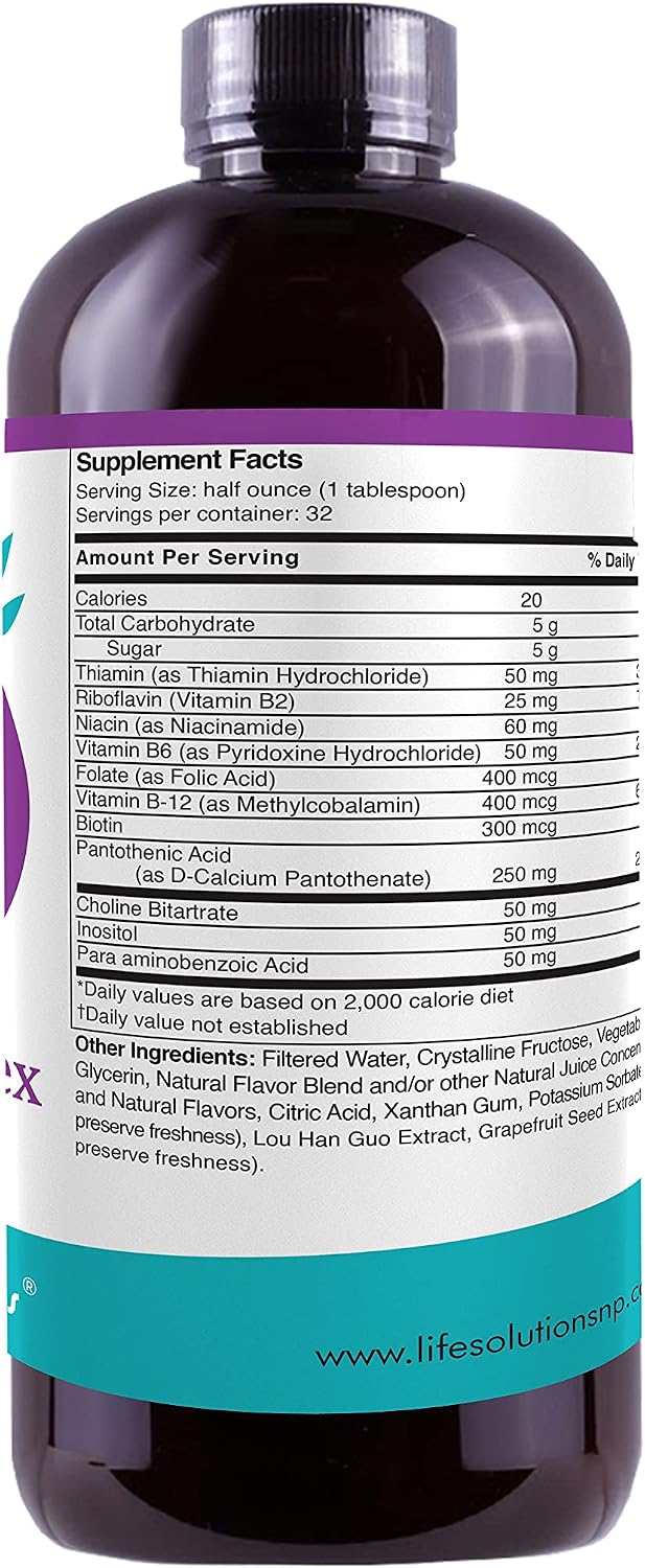 Life Solutions - Liquid B Complex Super B-Complex - 473 ml